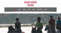 Desktop Screenshot of naxoshorseriding.com